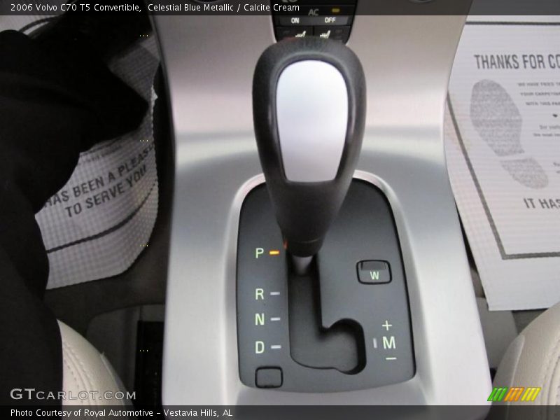 Celestial Blue Metallic / Calcite Cream 2006 Volvo C70 T5 Convertible