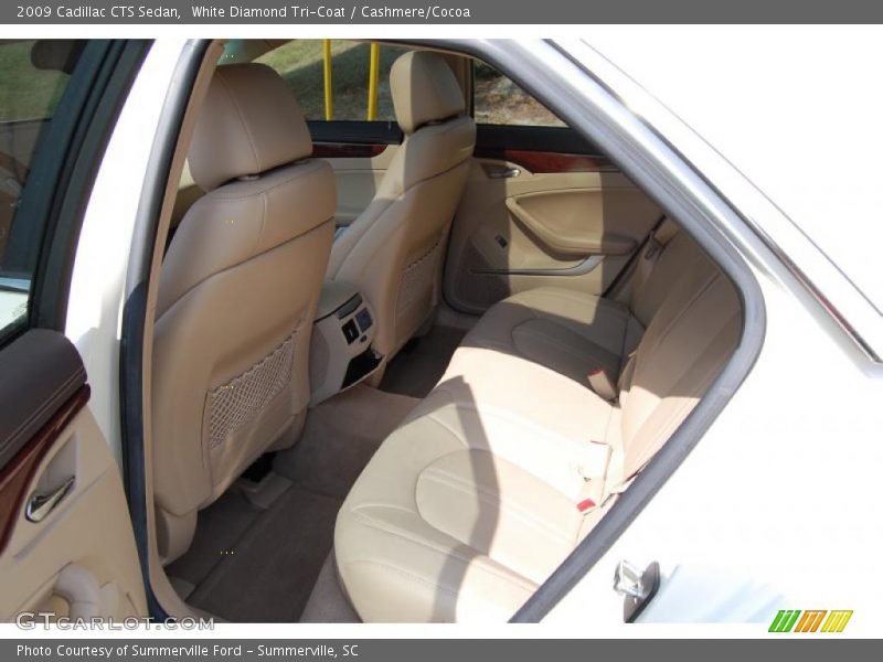 White Diamond Tri-Coat / Cashmere/Cocoa 2009 Cadillac CTS Sedan