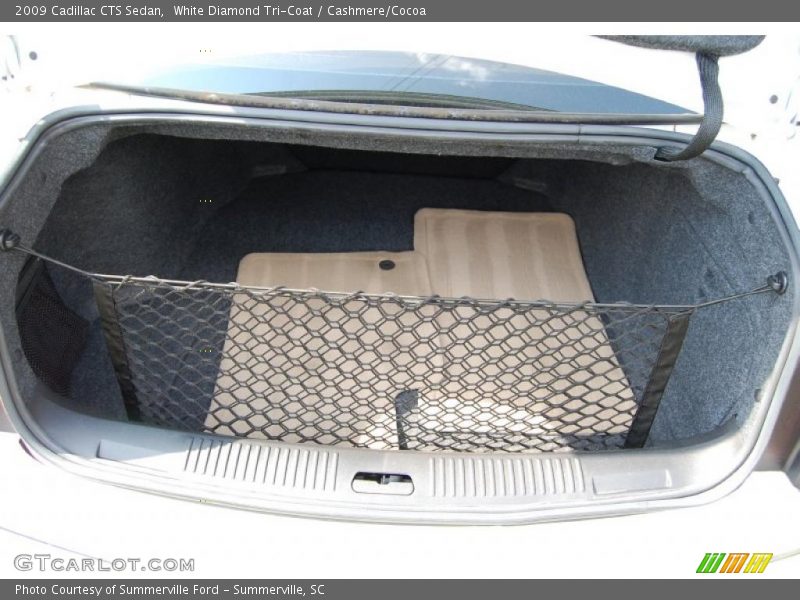 White Diamond Tri-Coat / Cashmere/Cocoa 2009 Cadillac CTS Sedan