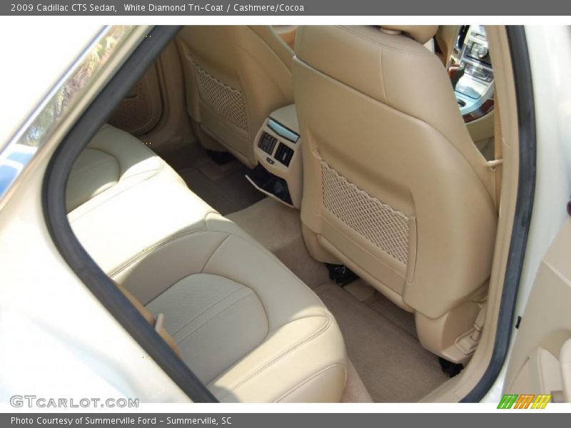White Diamond Tri-Coat / Cashmere/Cocoa 2009 Cadillac CTS Sedan
