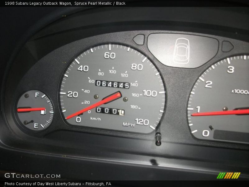 Spruce Pearl Metallic / Black 1998 Subaru Legacy Outback Wagon
