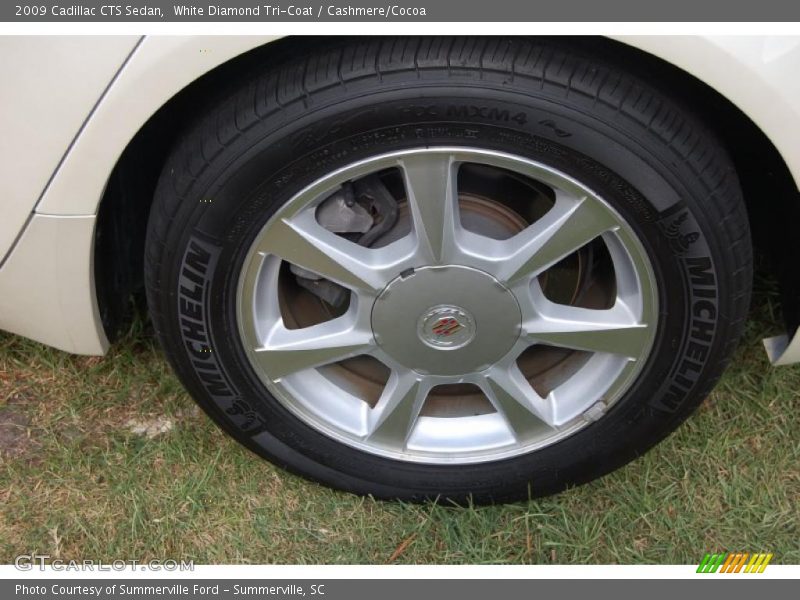 White Diamond Tri-Coat / Cashmere/Cocoa 2009 Cadillac CTS Sedan
