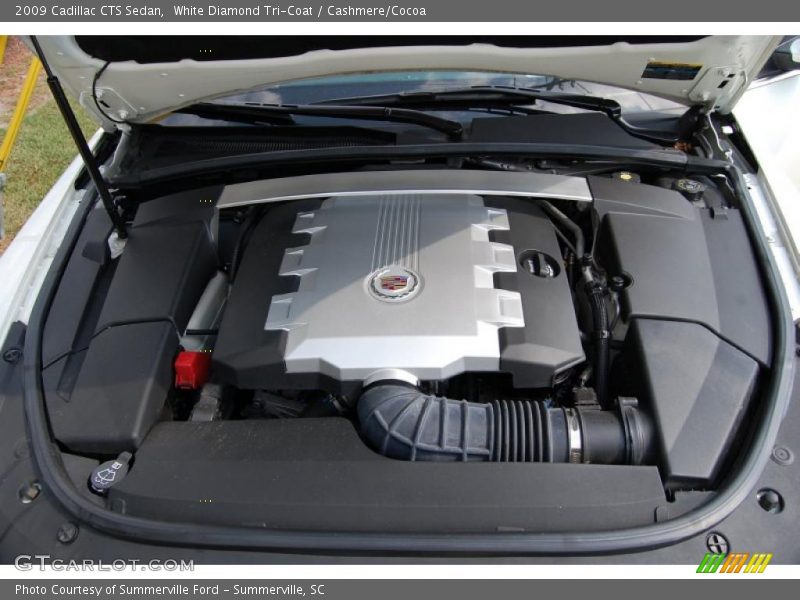White Diamond Tri-Coat / Cashmere/Cocoa 2009 Cadillac CTS Sedan