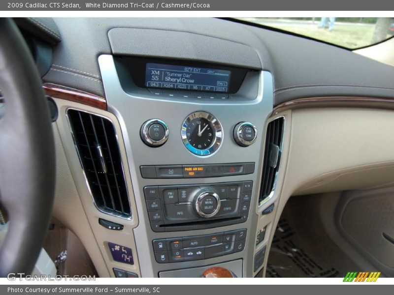 White Diamond Tri-Coat / Cashmere/Cocoa 2009 Cadillac CTS Sedan
