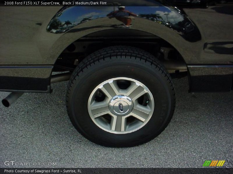 Black / Medium/Dark Flint 2008 Ford F150 XLT SuperCrew