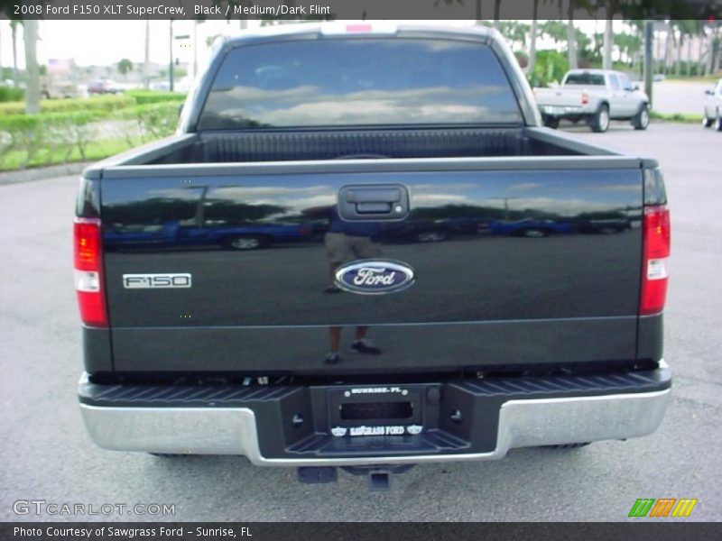 Black / Medium/Dark Flint 2008 Ford F150 XLT SuperCrew