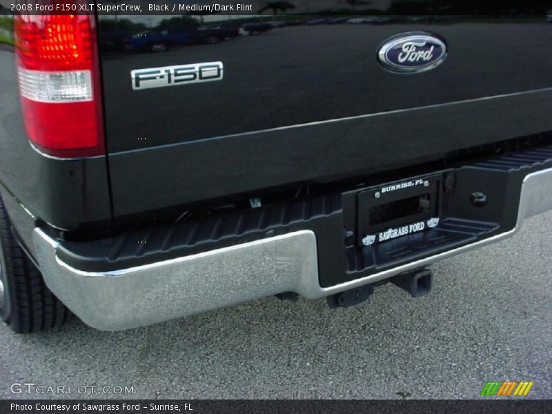 Black / Medium/Dark Flint 2008 Ford F150 XLT SuperCrew