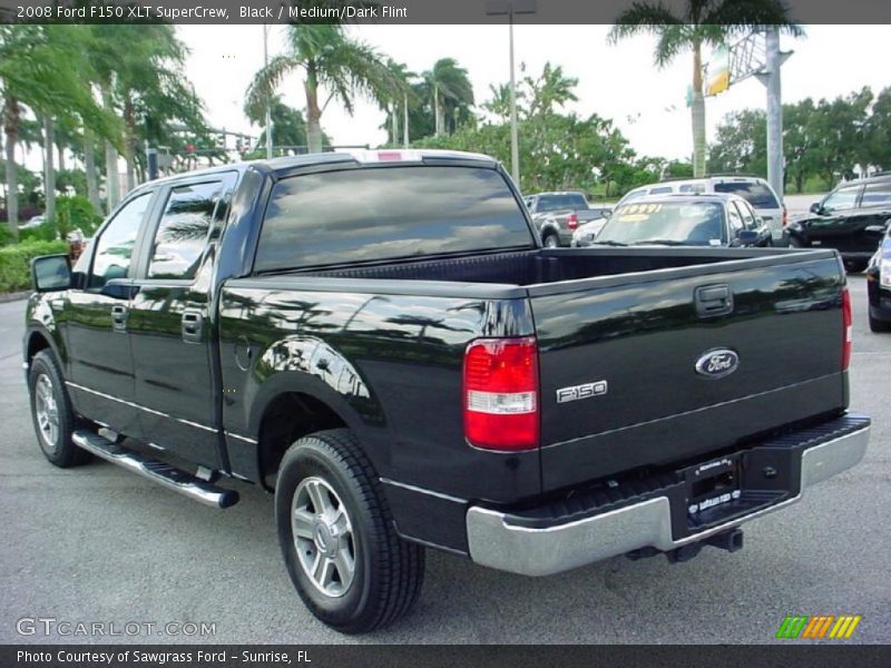 Black / Medium/Dark Flint 2008 Ford F150 XLT SuperCrew