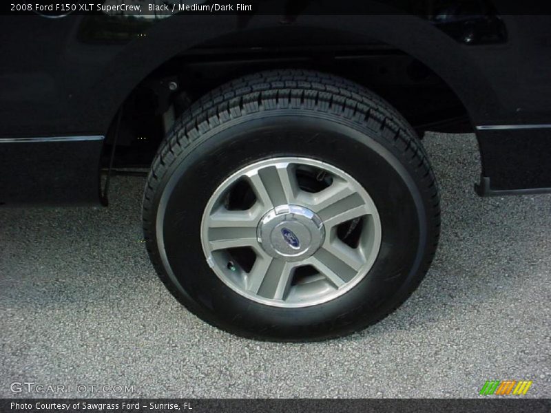 Black / Medium/Dark Flint 2008 Ford F150 XLT SuperCrew