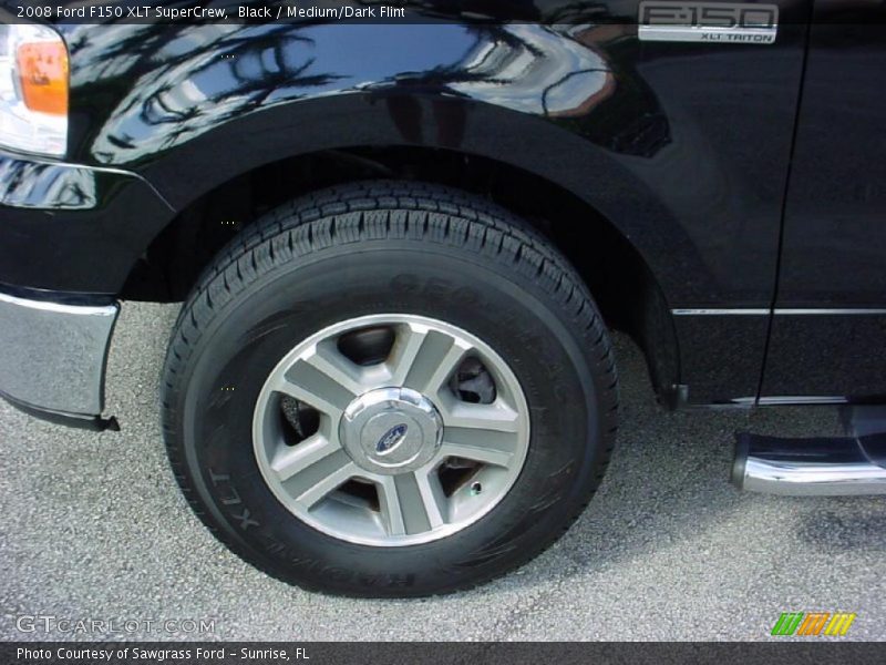Black / Medium/Dark Flint 2008 Ford F150 XLT SuperCrew