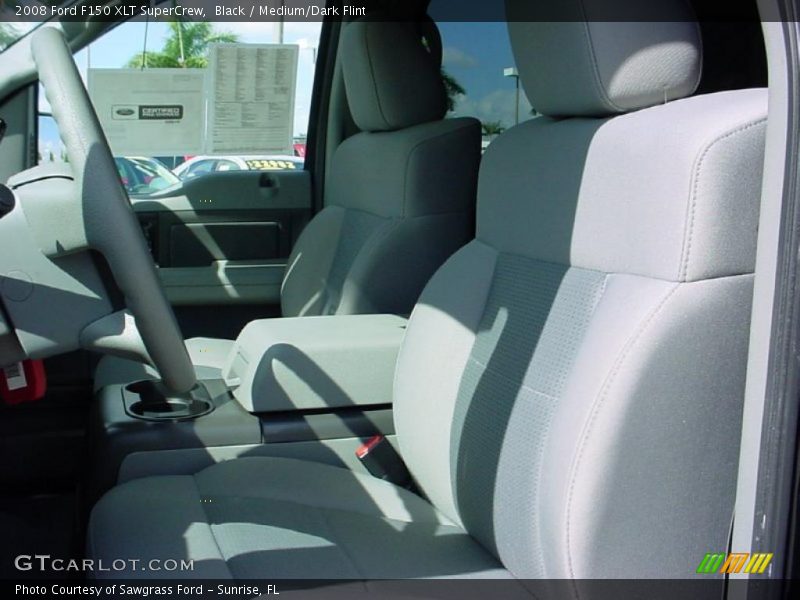 Black / Medium/Dark Flint 2008 Ford F150 XLT SuperCrew