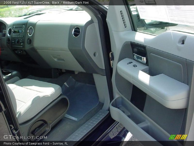 Black / Medium/Dark Flint 2008 Ford F150 XLT SuperCrew