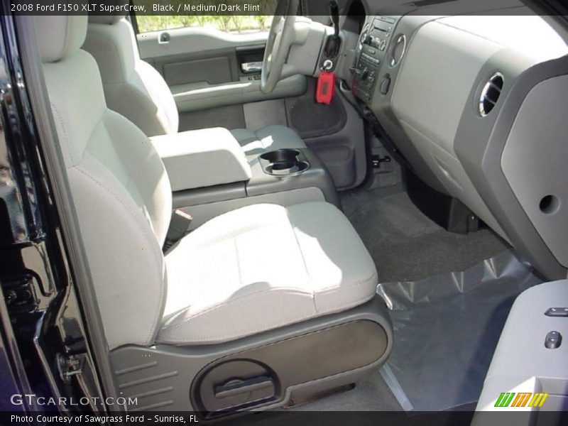 Black / Medium/Dark Flint 2008 Ford F150 XLT SuperCrew