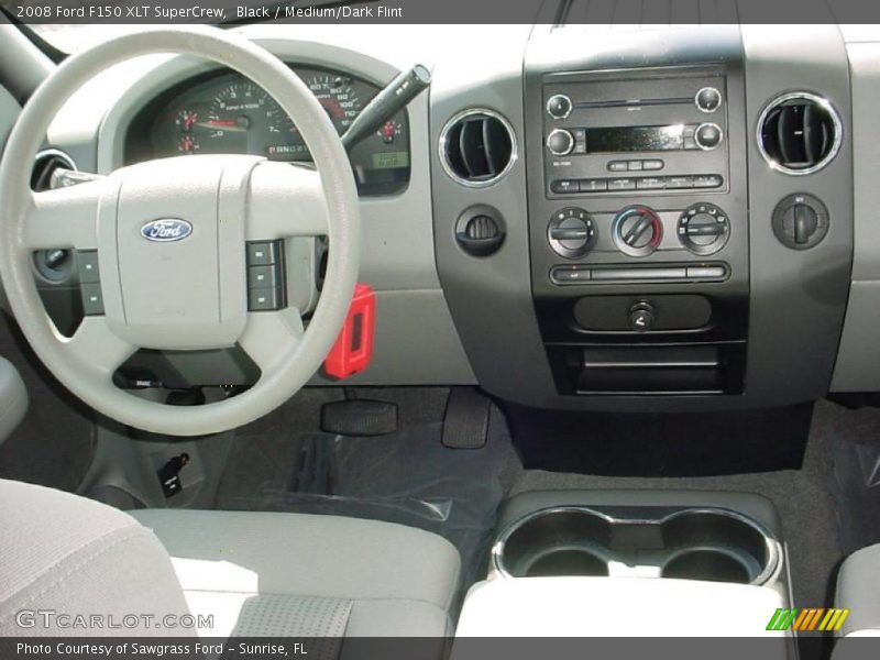 Black / Medium/Dark Flint 2008 Ford F150 XLT SuperCrew