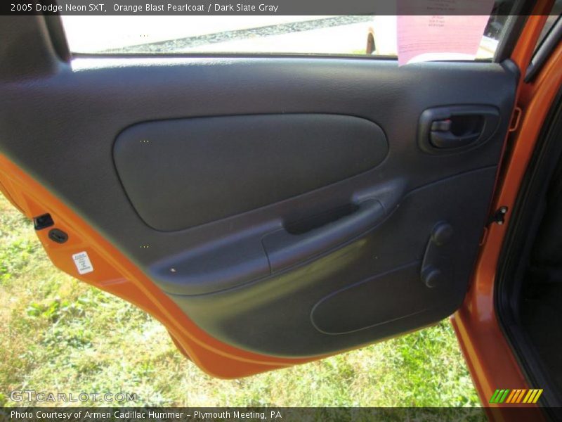Orange Blast Pearlcoat / Dark Slate Gray 2005 Dodge Neon SXT
