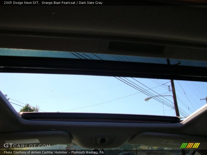 Orange Blast Pearlcoat / Dark Slate Gray 2005 Dodge Neon SXT
