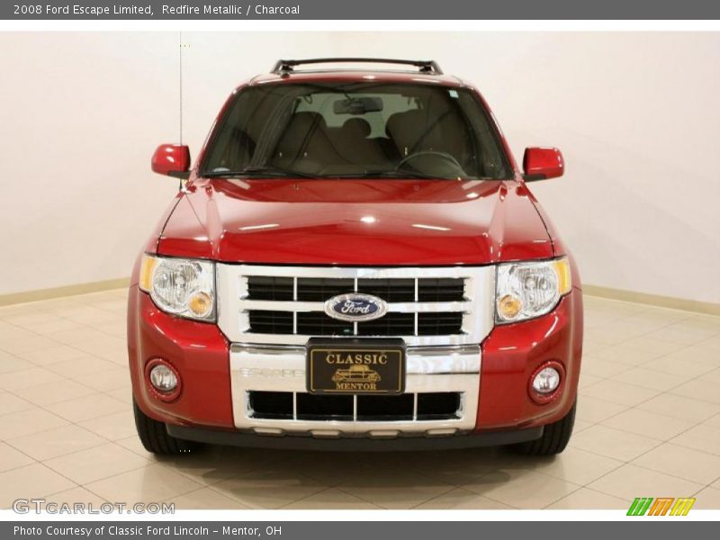 Redfire Metallic / Charcoal 2008 Ford Escape Limited