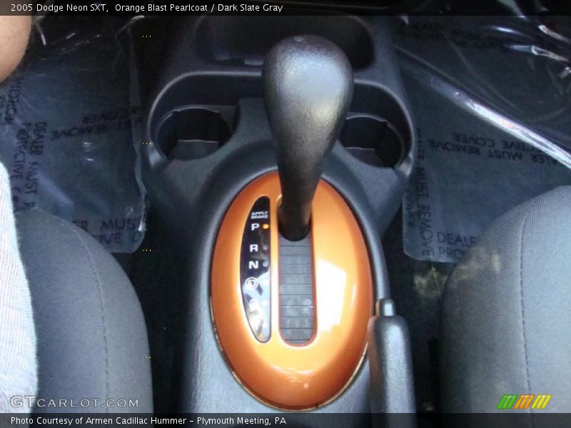 Orange Blast Pearlcoat / Dark Slate Gray 2005 Dodge Neon SXT
