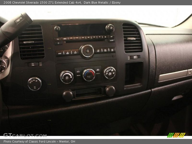 Dark Blue Metallic / Ebony 2008 Chevrolet Silverado 1500 Z71 Extended Cab 4x4