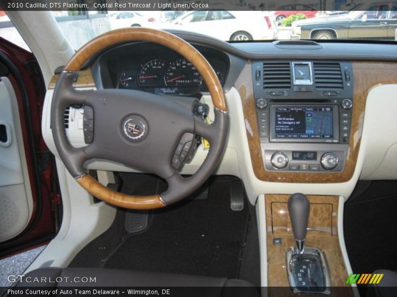 Crystal Red Tintcoat / Light Linen/Cocoa 2010 Cadillac DTS Platinum