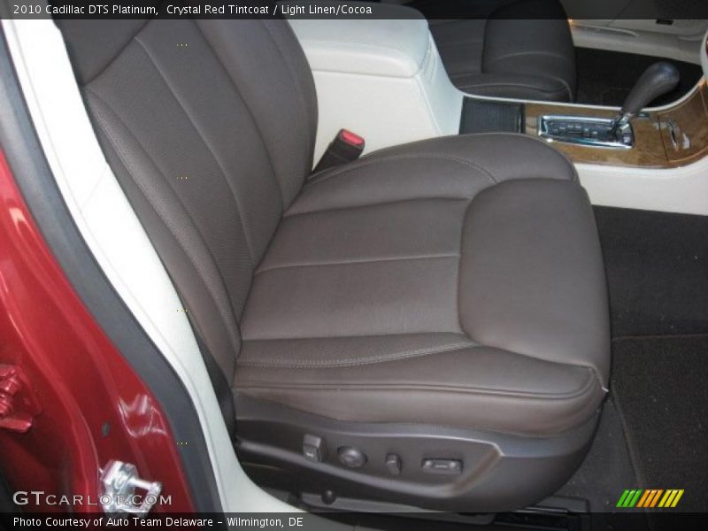 Crystal Red Tintcoat / Light Linen/Cocoa 2010 Cadillac DTS Platinum