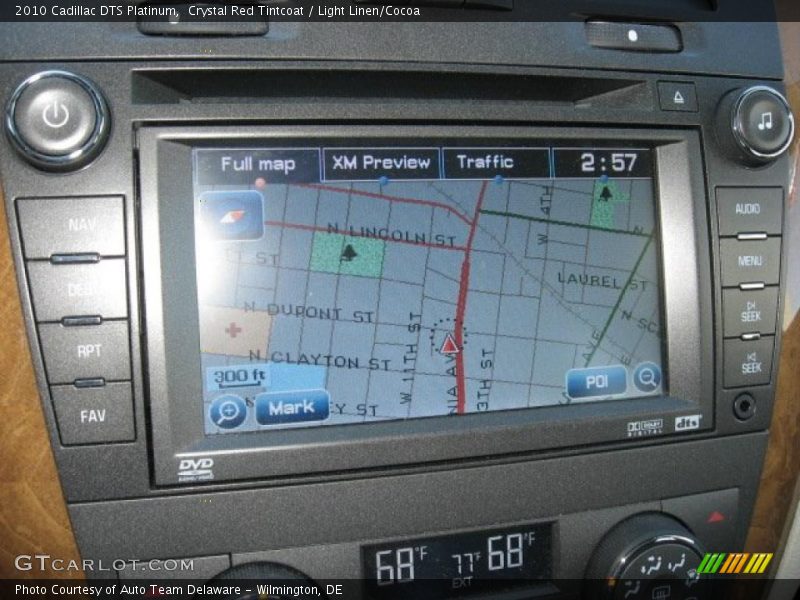 Crystal Red Tintcoat / Light Linen/Cocoa 2010 Cadillac DTS Platinum