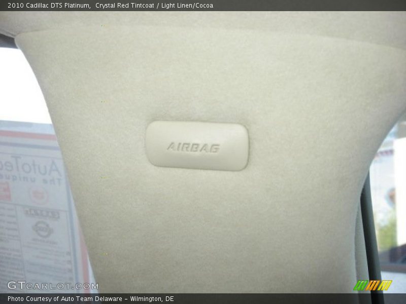 Crystal Red Tintcoat / Light Linen/Cocoa 2010 Cadillac DTS Platinum
