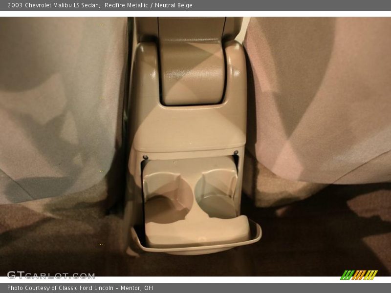 Redfire Metallic / Neutral Beige 2003 Chevrolet Malibu LS Sedan