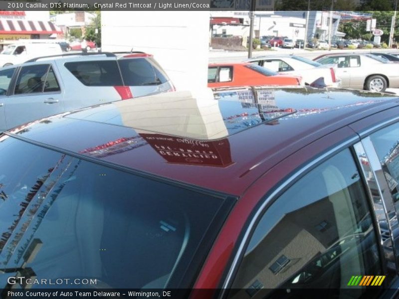 Crystal Red Tintcoat / Light Linen/Cocoa 2010 Cadillac DTS Platinum