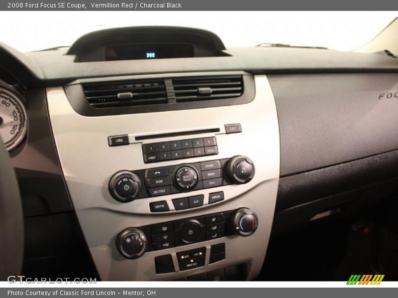 Vermillion Red / Charcoal Black 2008 Ford Focus SE Coupe