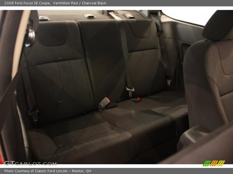 Vermillion Red / Charcoal Black 2008 Ford Focus SE Coupe