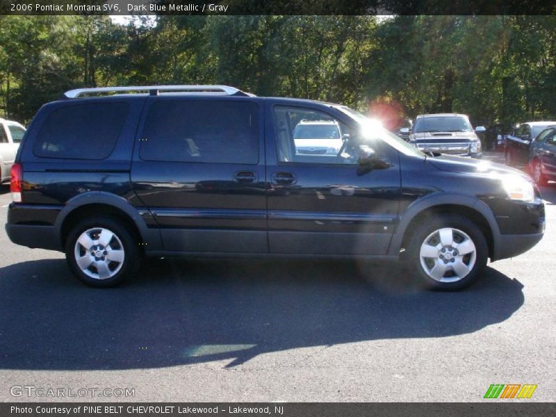 Dark Blue Metallic / Gray 2006 Pontiac Montana SV6