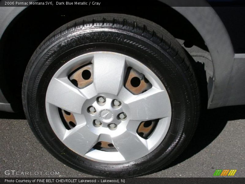 Dark Blue Metallic / Gray 2006 Pontiac Montana SV6