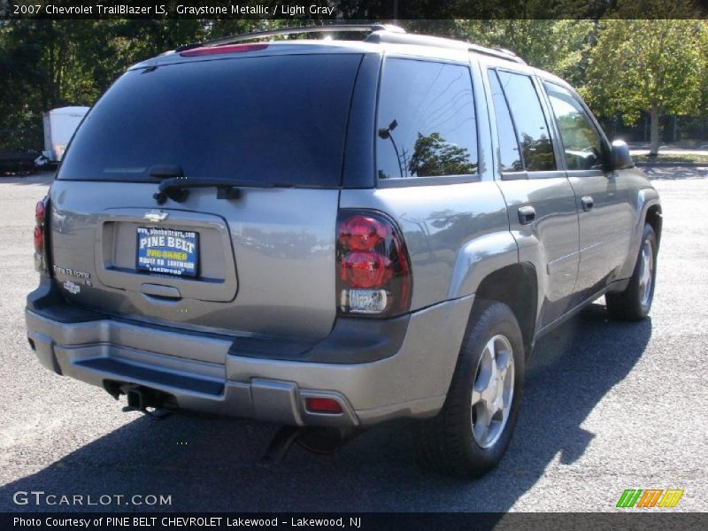 Graystone Metallic / Light Gray 2007 Chevrolet TrailBlazer LS