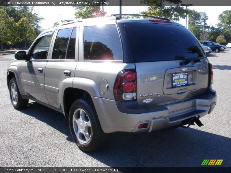 Graystone Metallic / Light Gray 2007 Chevrolet TrailBlazer LS