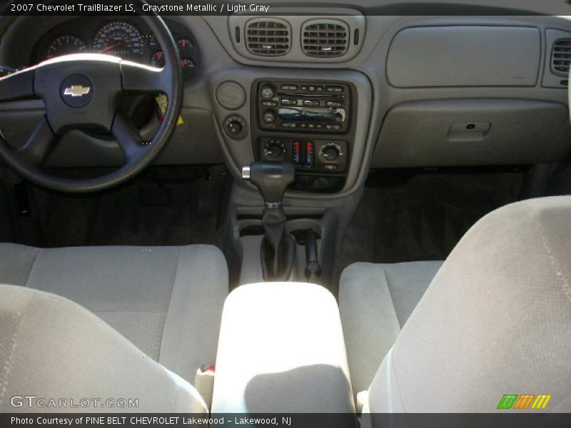 Graystone Metallic / Light Gray 2007 Chevrolet TrailBlazer LS