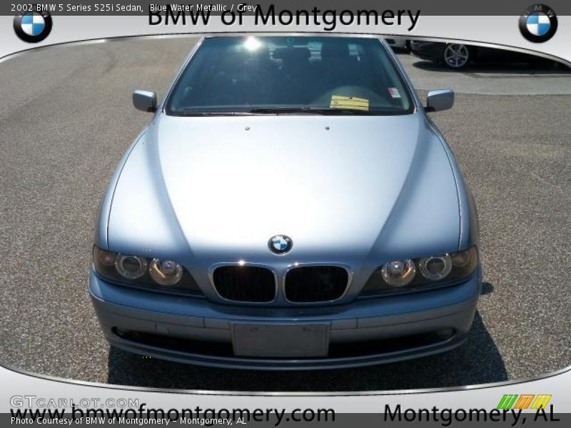 Blue Water Metallic / Grey 2002 BMW 5 Series 525i Sedan
