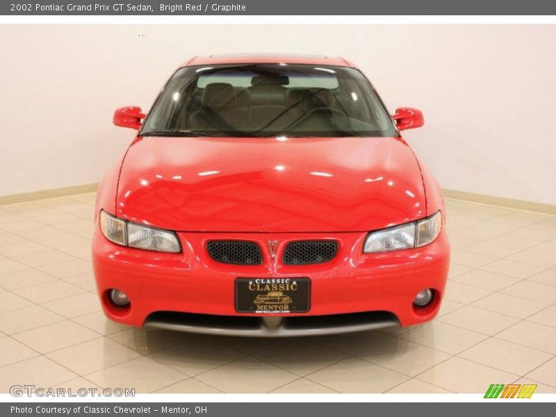 Bright Red / Graphite 2002 Pontiac Grand Prix GT Sedan