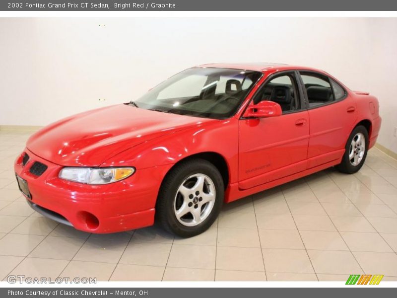 Bright Red / Graphite 2002 Pontiac Grand Prix GT Sedan