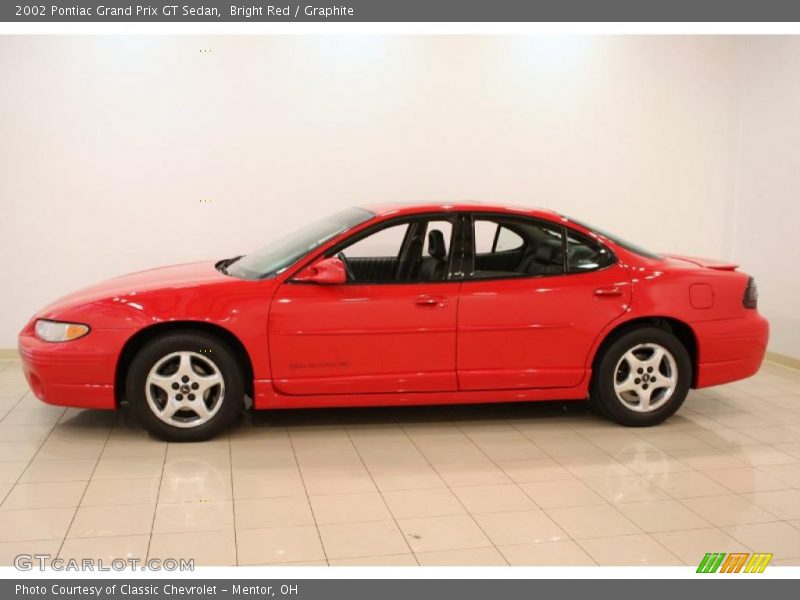Bright Red / Graphite 2002 Pontiac Grand Prix GT Sedan