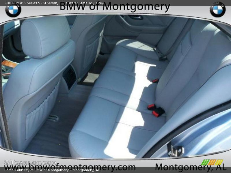 Blue Water Metallic / Grey 2002 BMW 5 Series 525i Sedan