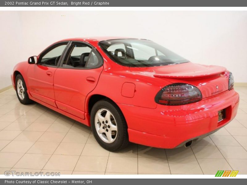 Bright Red / Graphite 2002 Pontiac Grand Prix GT Sedan