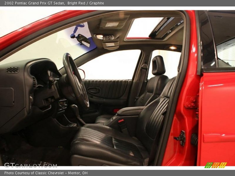 Bright Red / Graphite 2002 Pontiac Grand Prix GT Sedan