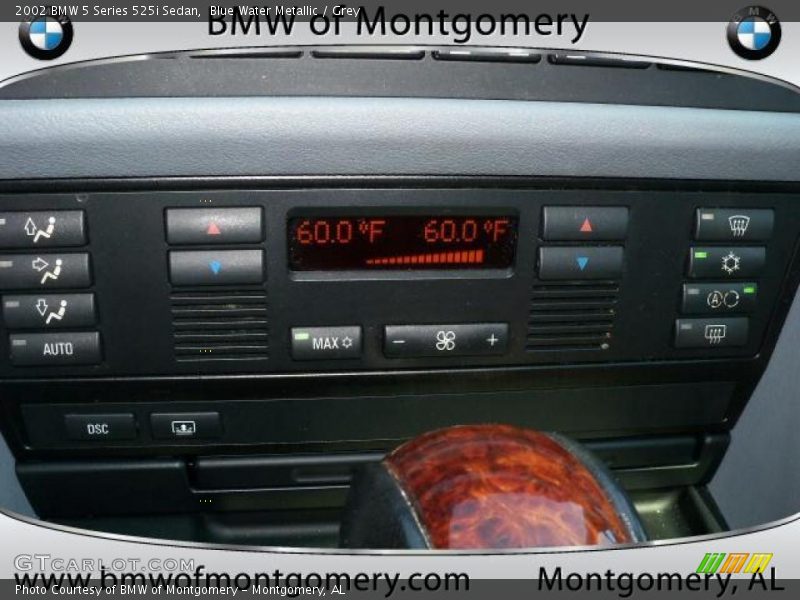 Blue Water Metallic / Grey 2002 BMW 5 Series 525i Sedan