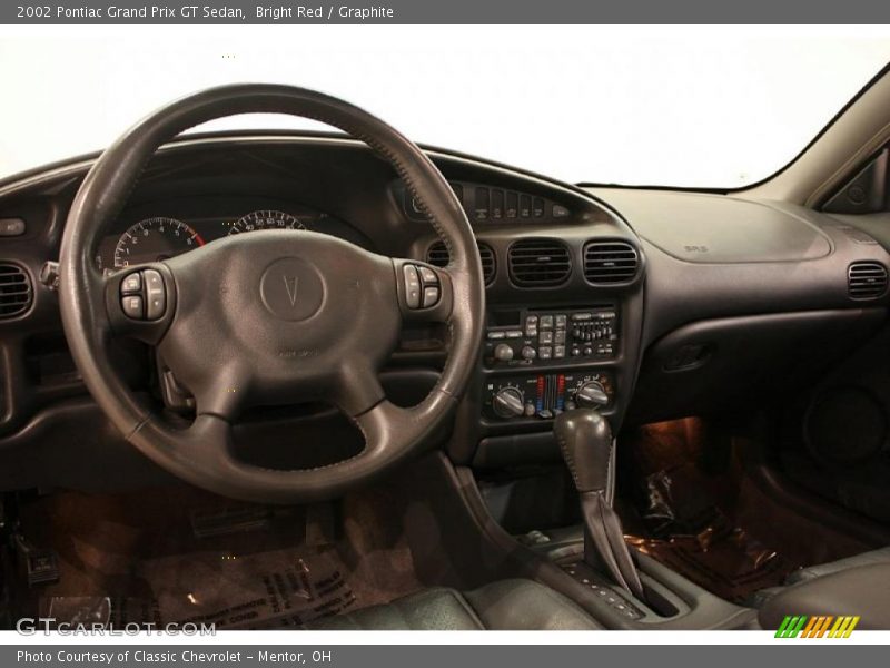 Bright Red / Graphite 2002 Pontiac Grand Prix GT Sedan