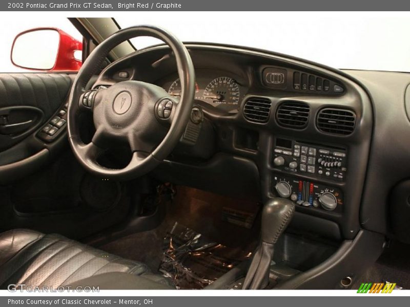 Bright Red / Graphite 2002 Pontiac Grand Prix GT Sedan