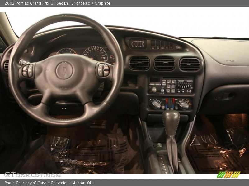 Bright Red / Graphite 2002 Pontiac Grand Prix GT Sedan