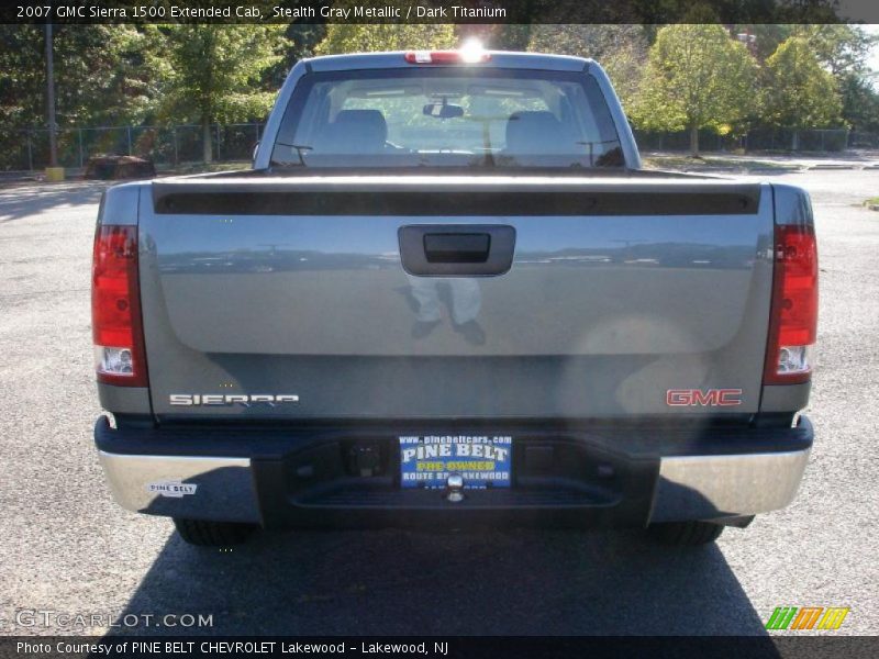 Stealth Gray Metallic / Dark Titanium 2007 GMC Sierra 1500 Extended Cab