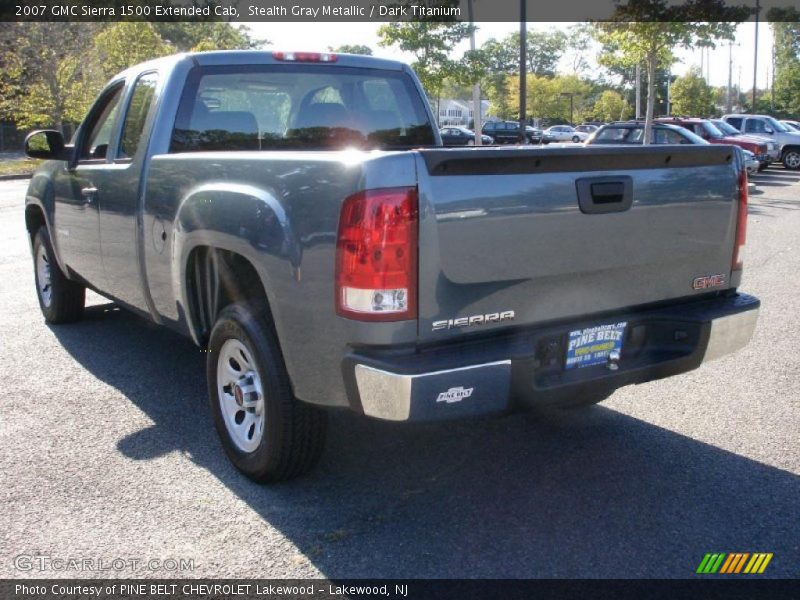 Stealth Gray Metallic / Dark Titanium 2007 GMC Sierra 1500 Extended Cab