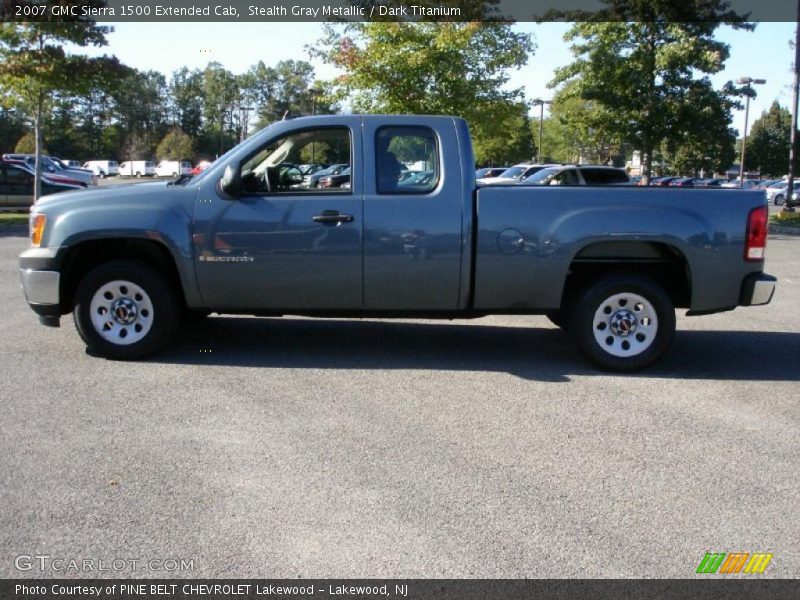 Stealth Gray Metallic / Dark Titanium 2007 GMC Sierra 1500 Extended Cab